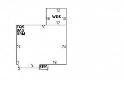 95 Cleveland St, Newton, MA 02465 floor plan