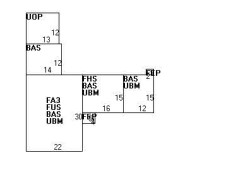 261 Melrose St, Newton, MA 02466 floor plan