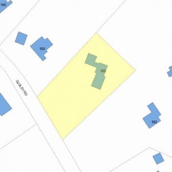 180 Dudley Rd, Newton, MA 02459 plot plan