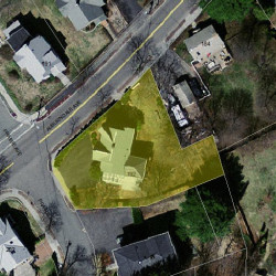192 Auburndale Ave, Newton, MA 02466 aerial view