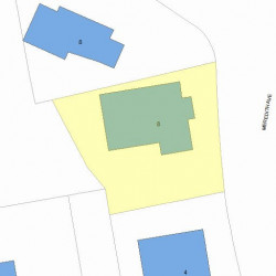 8 Meredith Ave, Newton, MA 02461 plot plan