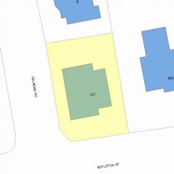 947 Boylston St, Newton, MA 02461 plot plan