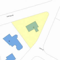 10 Myrtle Ave, Newton, MA 02466 plot plan