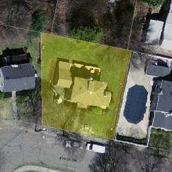 9 Ithaca Cir, Newton, MA 02462 aerial view