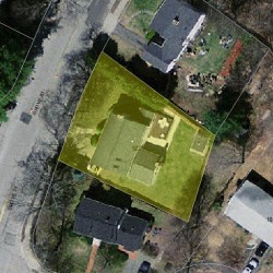 522 Grove St, Newton, MA 02462 aerial view