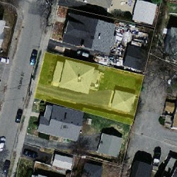 84 Tolman St, Newton, MA 02465 aerial view