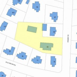 69 Cherry St, Newton, MA 02465 plot plan