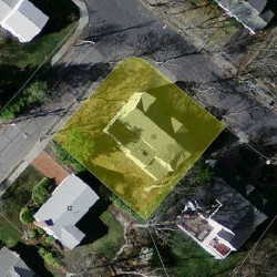 55 Indian Ridge Rd, Newton, MA 02459 aerial view