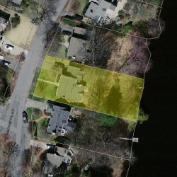 57 Kingswood Rd, Newton, MA 02466 aerial view