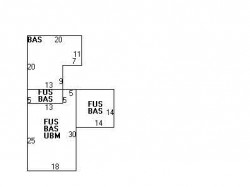 10 Laurel St, Newton, MA 02459 floor plan