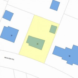 25 Nehoiden Rd, Newton, MA 02468 plot plan