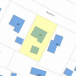 398 Wolcott St, Newton, MA 02466 plot plan