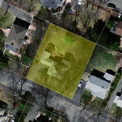 14 Leslie Rd, Newton, MA 02466 aerial view