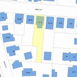 16 Beech St, Newton, MA 02458 plot plan