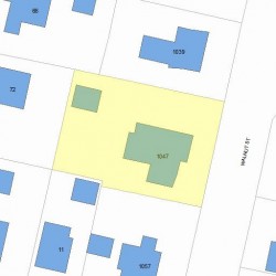 1047 Walnut St, Newton, MA 02461 plot plan