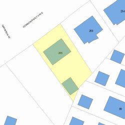 266 Commonwealth Ave, Newton, MA 02459 plot plan