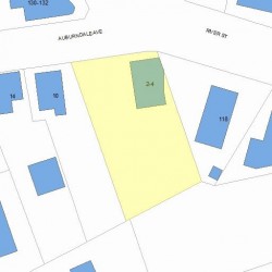 4 Auburndale Ave, Newton, MA 02465 plot plan