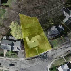 22 Hagen Rd, Newton, MA 02459 aerial view