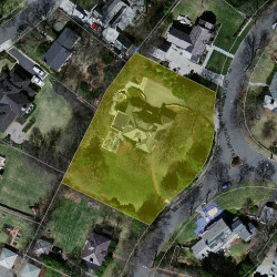 27 Metacomet Rd, Newton, MA 02468 aerial view