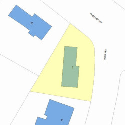 5 Voss Ter, Newton, MA 02459 plot plan