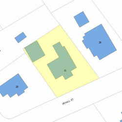 45 Sewall St, Newton, MA 02465 plot plan