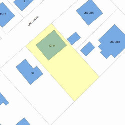 14 Lincoln Rd, Newton, MA 02458 plot plan