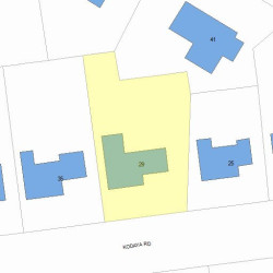 29 Kodaya Rd, Newton, MA 02468 plot plan