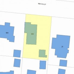 930 Beacon St, Newton, MA 02459 plot plan