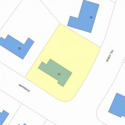 65 Warren St, Newton, MA 02459 plot plan