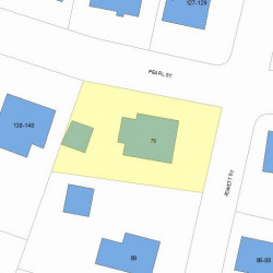 79 Jewett St, Newton, MA 02458 plot plan