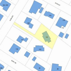 108 Glen Ave, Newton, MA 02459 plot plan