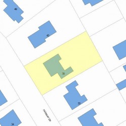 39 Fairway Dr, Newton, MA 02465 plot plan