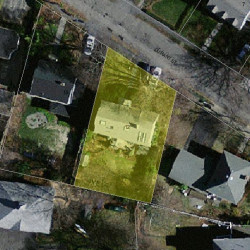 12 Durant St, Newton, MA 02458 aerial view