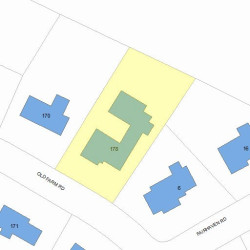 178 Old Farm Rd, Newton, MA 02459 plot plan