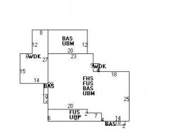 266 Highland Ave, Newton, MA 02465 floor plan