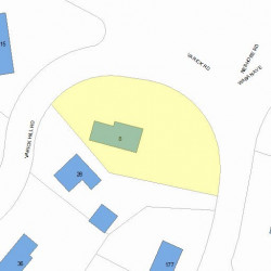 8 Varick Hill Rd, Newton, MA 02468 plot plan