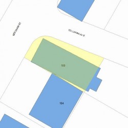 100 Needham St, Newton, MA 02464 plot plan