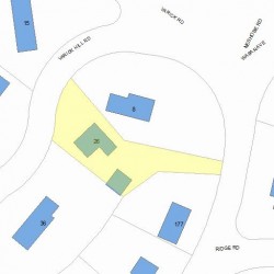 26 Varick Hill Rd, Newton, MA 02468 plot plan