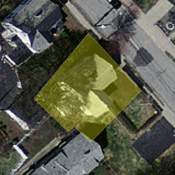 101 Hawthorn St, Newton, MA 02458 aerial view