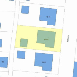 49 Irving St, Newton, MA 02459 plot plan