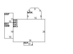 11 Grant Ave, Newton, MA 02459 floor plan