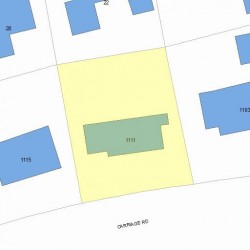 1111 Commonwealth Ave, Newton, MA 02459 plot plan