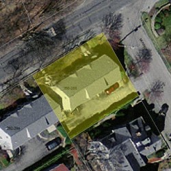 288 Newtonville Ave, Newton, MA 02460 aerial view