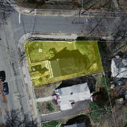 1400 Walnut St, Newton, MA 02461 aerial view