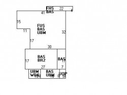 84 Warren St, Newton, MA 02459 floor plan