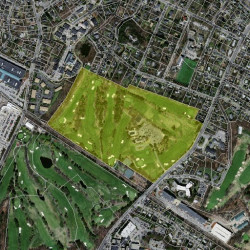 1897 Washington St, Newton, MA 02466 aerial view