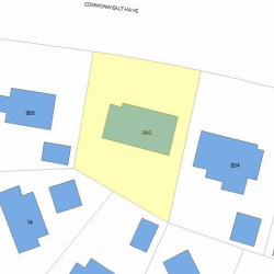 940 Commonwealth Ave, Newton, MA 02459 plot plan