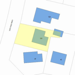 126 Side Pkwy, Newton, MA 02458 plot plan