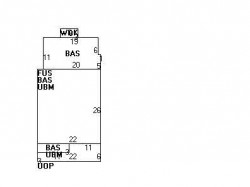 11 Raymond Pl, Newton, MA 02465 floor plan