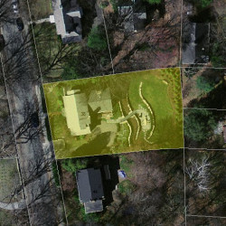 38 Grove Hill Ave, Newton, MA 02460 aerial view